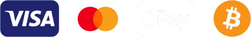 Visa, Mastercard, Apple Pay, cryptomonnaies